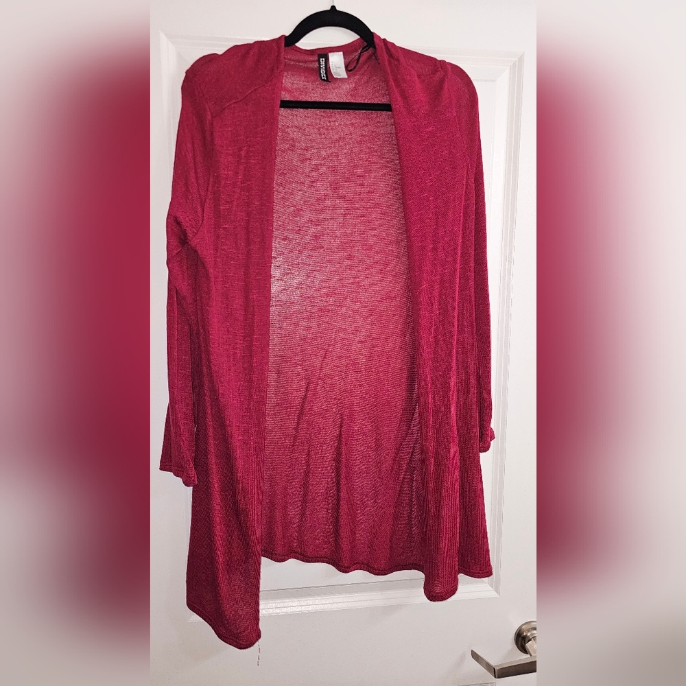 Women's Pink Cardigan Sweater